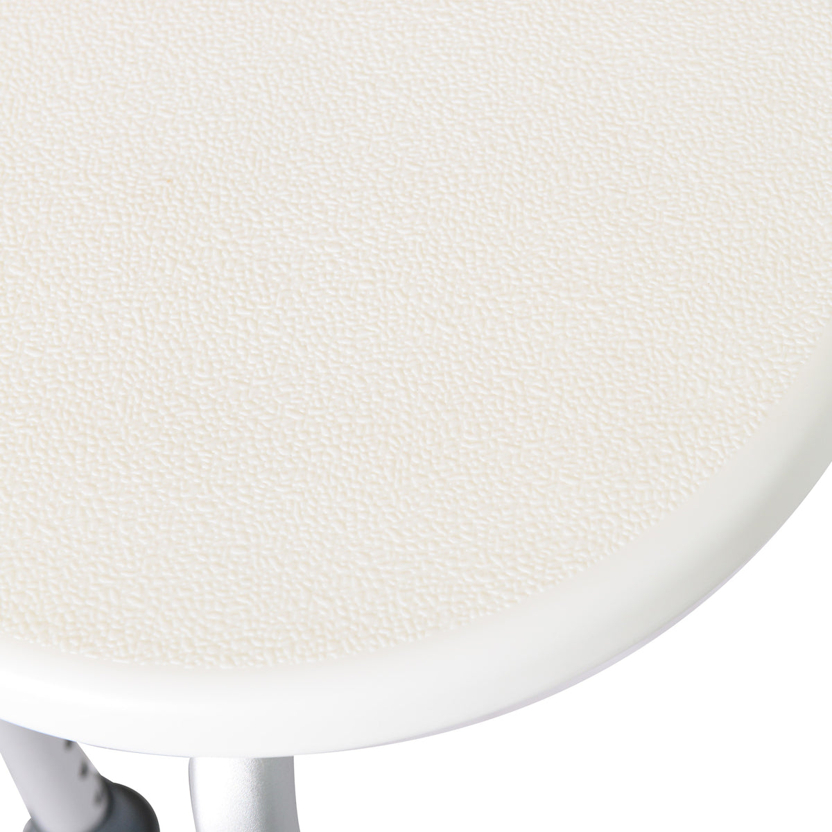 Tabouret de Douche réglable en Hauteur siège de Douche Ergonomique Pieds antidérapants Charge Max. 136 Kg alu HDPE Blanc