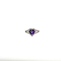 Amethyst Ring in .925 Sterling Silver - KSR 10539