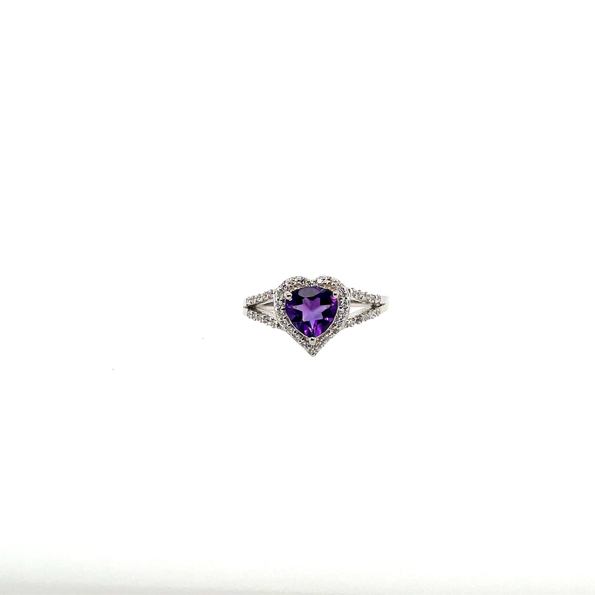 Amethyst Ring in .925 Sterling Silver - KSR 10539
