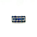 Sapphire Ring in .925 Sterling Silver - KSR 10593