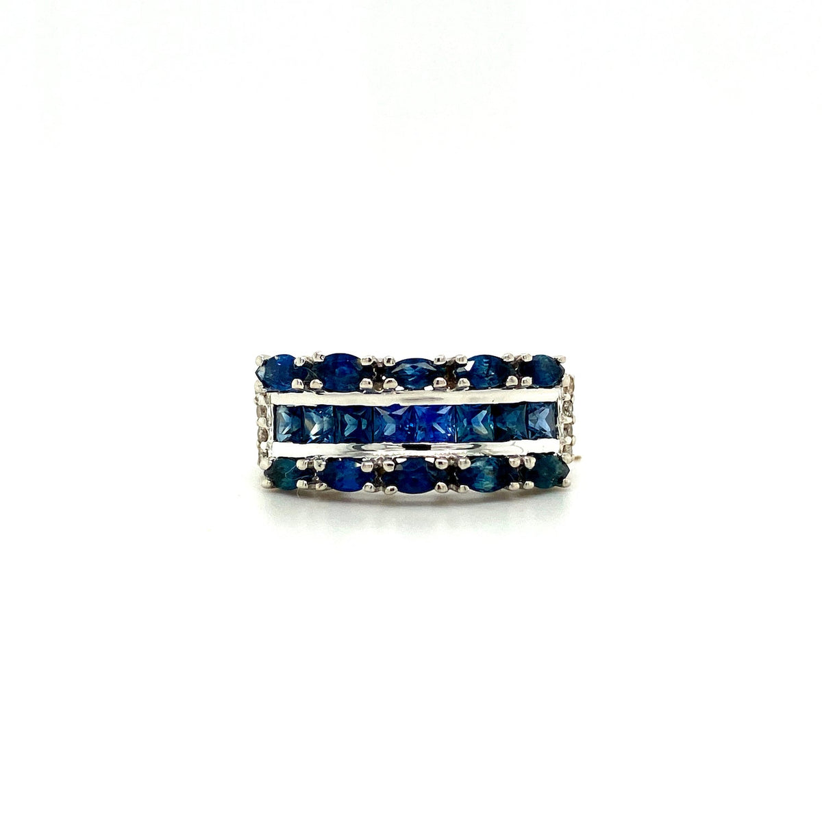 Sapphire Ring in .925 Sterling Silver - KSR 10593