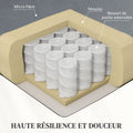 Fauteuil releveur électrique avec fonction massage et chaleur inclinaison réglable revêtement synthétique tissu gris